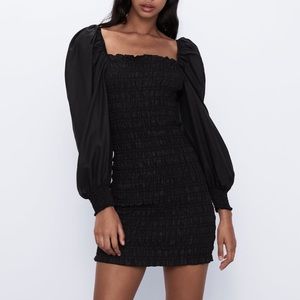 Zara smocked dress